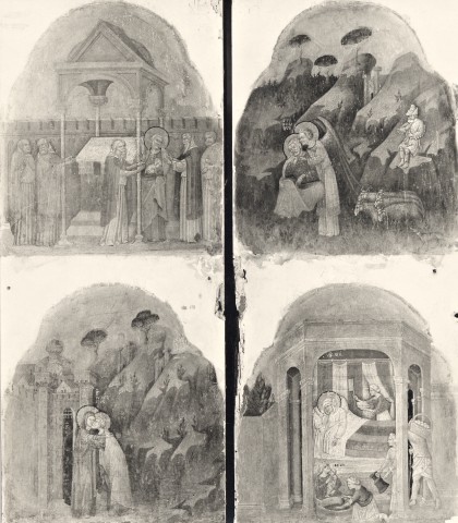National Gallery, London — Maestro di Sant'Elsino - sec. XIV - Storie della vita di Maria Vergine — particolare